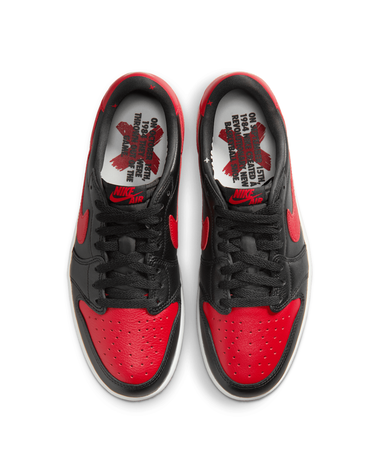 Lanseringsdato for Air Jordan 1 Retro Low OG «Banned» «Black and